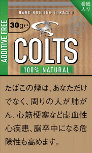 Colts 100 Natural 30g - Colts 100% 純煙草，濃郁強烈、天然煙草，純淨口感 30g HRT by BIGBOSS